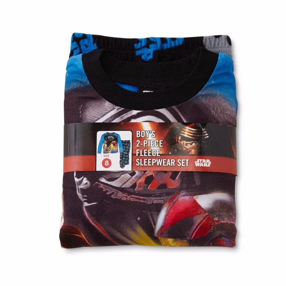 Boys Pajama Shirt Pants Set Lucasfilm Star Wars The Force Awakens size 4 NEW - Picture 2 of 4